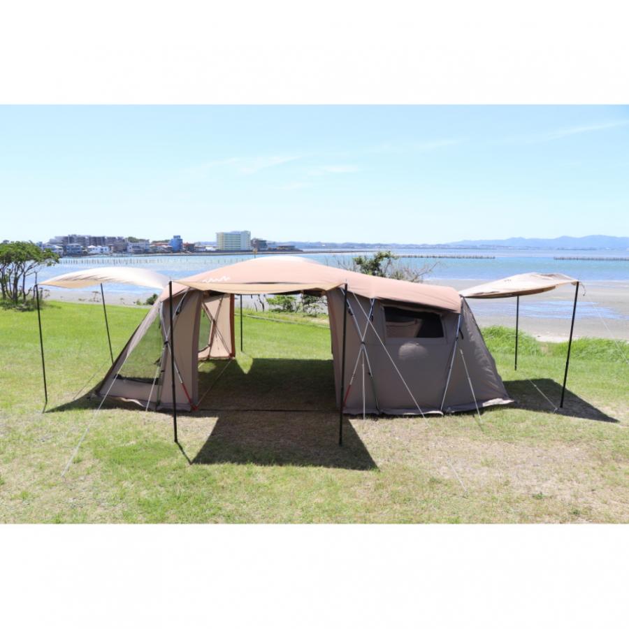 アルペンアウトドアーズ 2ルームテント AOD3 キャンプ ドームテント 4