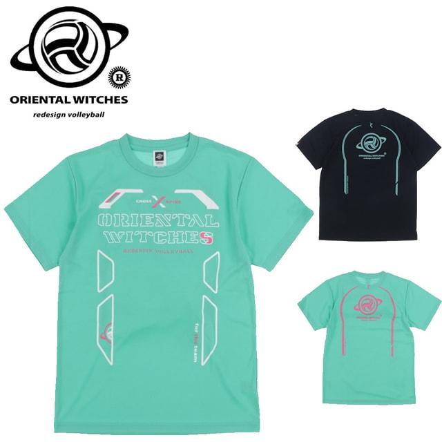 オリエンタルウィッチーズ メンズ レディス バレーボール 半袖Tシャツ