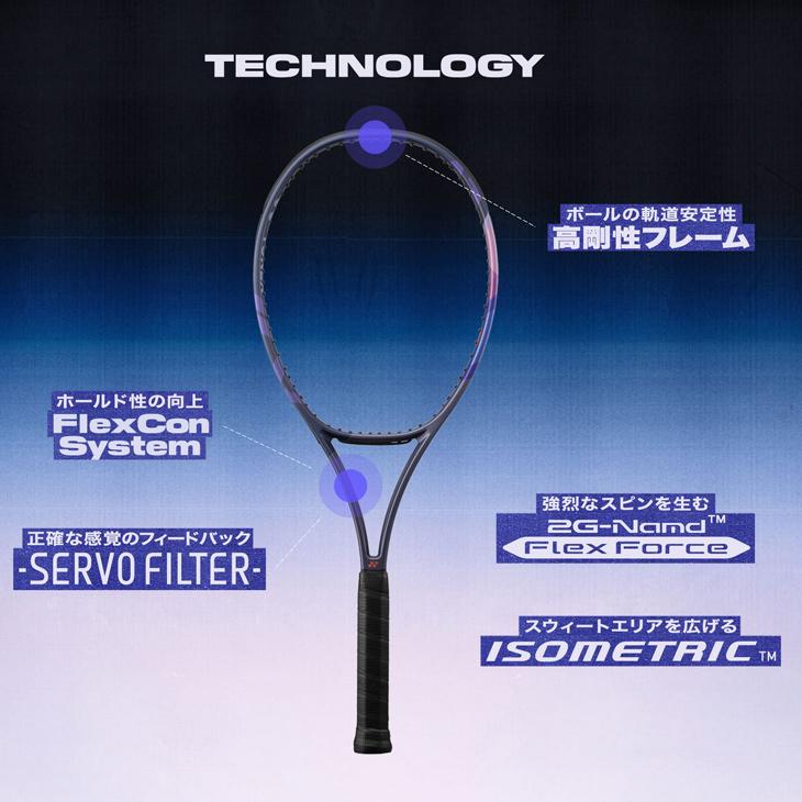 YONEX（ヨネックス） テニスラケット 硬式テニス パーセプト97 加工費