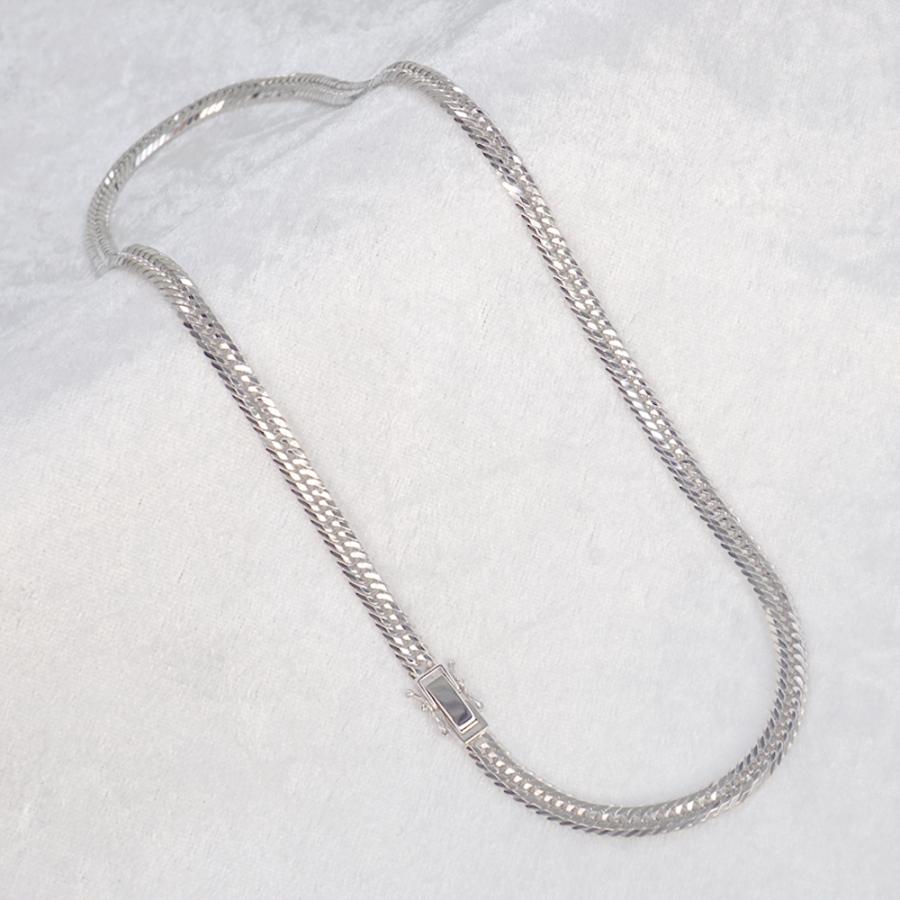 Pt1000 ネックレス 純プラチナ 喜平 トリプル12面 50cm 50g キヘイ 12