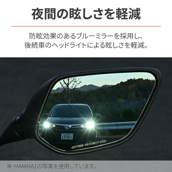 DAYTONA（デイトナ） D29709 ハイビジミラー Ninja ZX-25Rなど