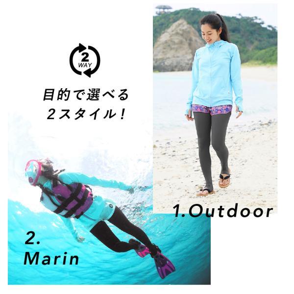 Hele i Waho（ヘレイワホ） ラッシュガード レギンス レディース 水着