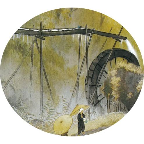 絵画 川合玉堂 （かわいぎょくどう） 彩雨（ さいう ） 日本画 名画