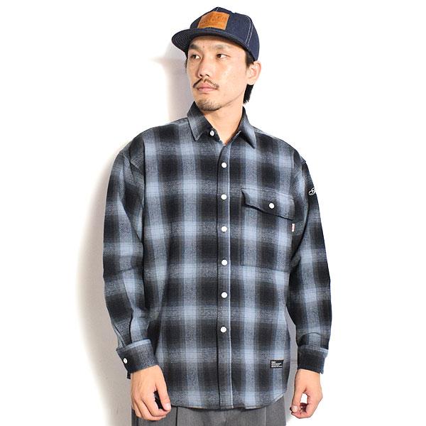 FAT エフエーティー シャツ FAT MAC SHADE メンズ 長袖 ネルシャツ