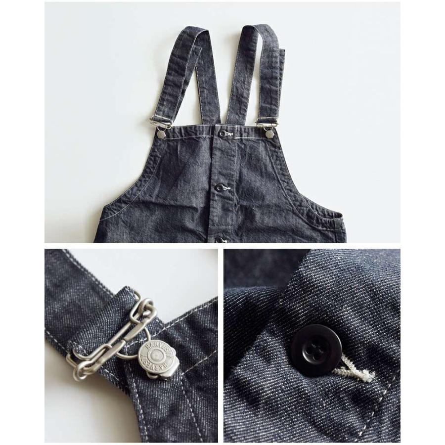 HARVESTY ハーベスティ 10ozノンフェイドデニムオーバーオール a12007