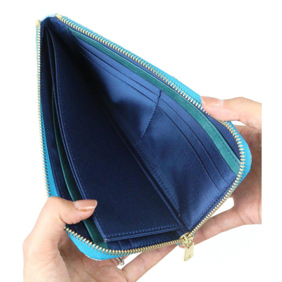 ZOO ズー 篭染め 蛇革 ダイヤモンドパイソン L字ファスナー長財布 zlw