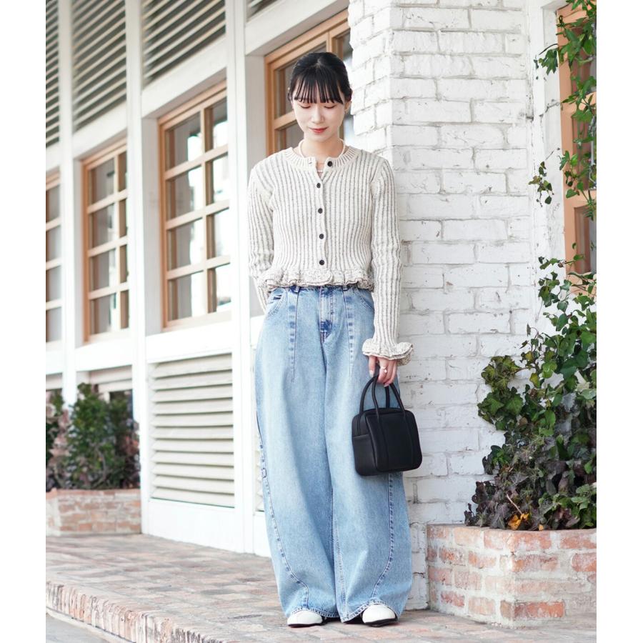 CLANE（クラネ） ： [レディース]COCOON BULKY DENIM PANTS ： 10111