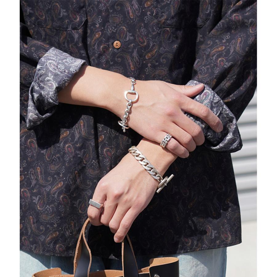 LAVER（ラバー） ： 別注 FOUR BIT CHAIN BRACELET / 全2色 ： LAVER