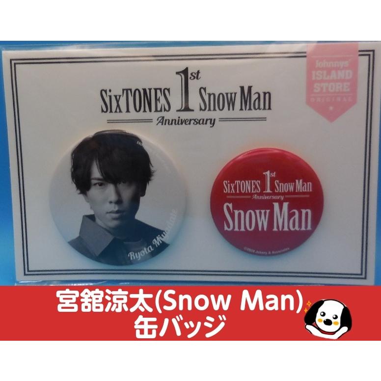 宮舘涼太 缶バッジセット 1st Anniversary Snow Man(スノーマン) 公式