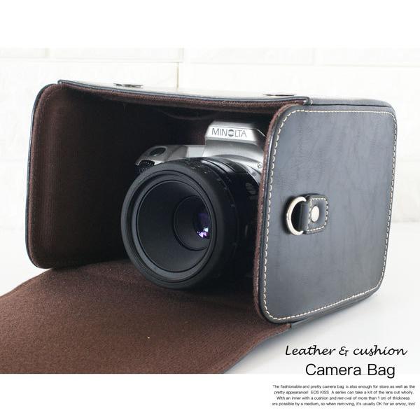 レザーカメラケース しっかり保護 オシャレなレザーアンティーク