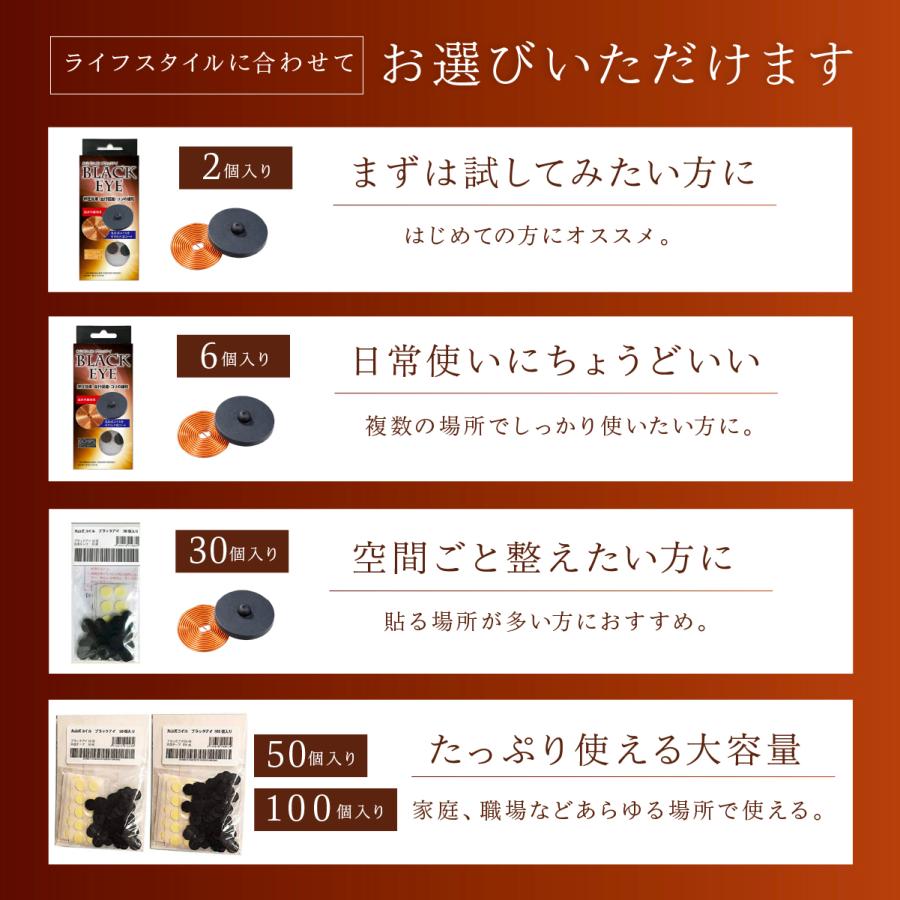 unica（ユニカ） 丸山式コイル ブラックアイ 50個入 貼替シール50枚入