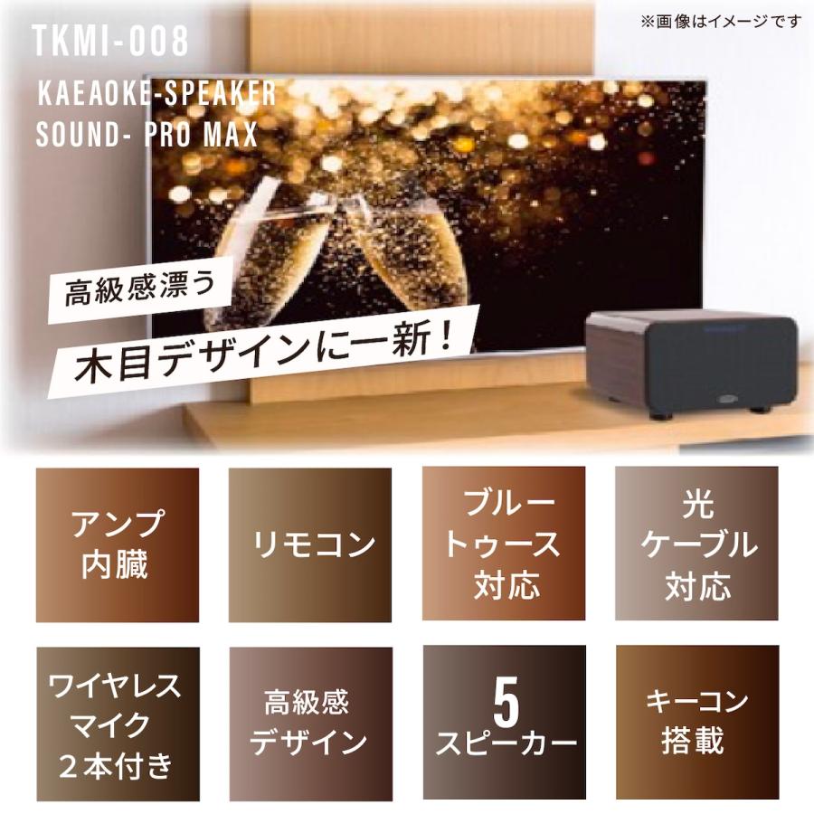 カラオケセット アンプ内蔵カラオケスピーカー サウンドプロMAX TKMI