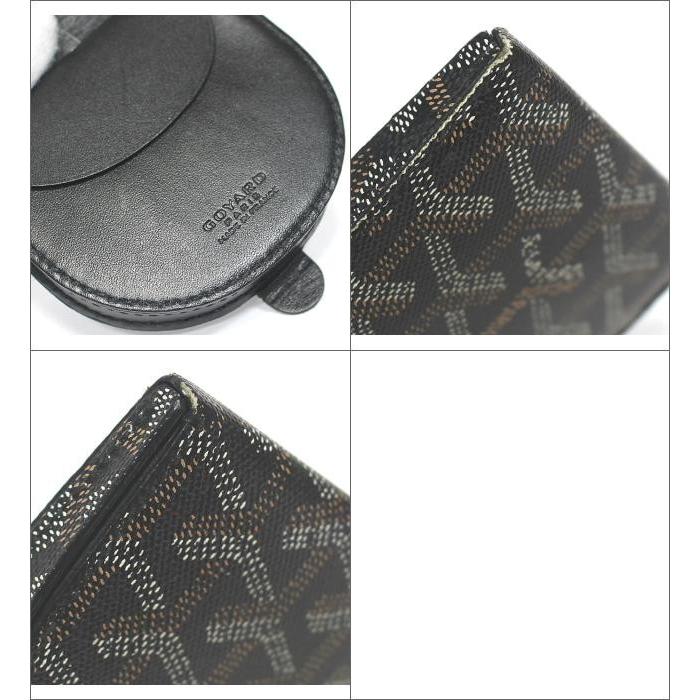 GOYARD（ゴヤール） 馬蹄型 コインケース 小銭入れ ヘリンボーン 黒
