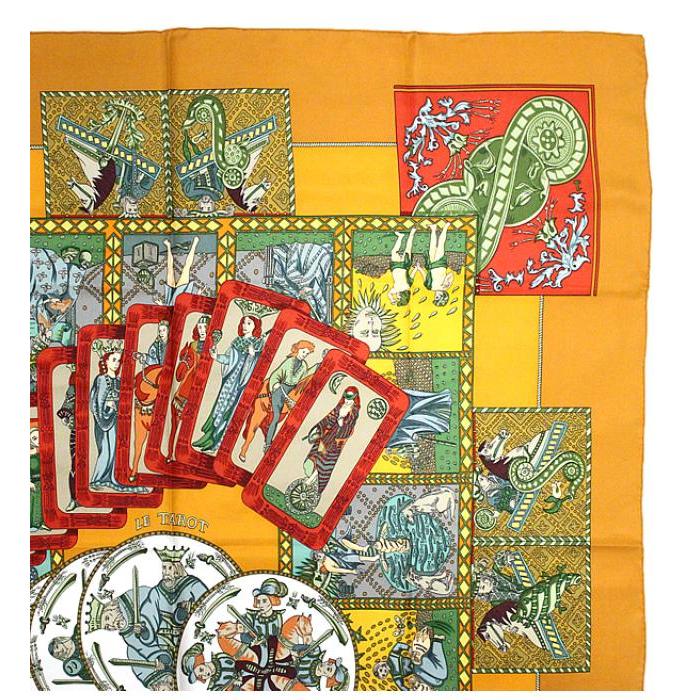 HERMES（エルメス） 在庫処分 大SALE 美品 カレ90 LE TAROT タロット