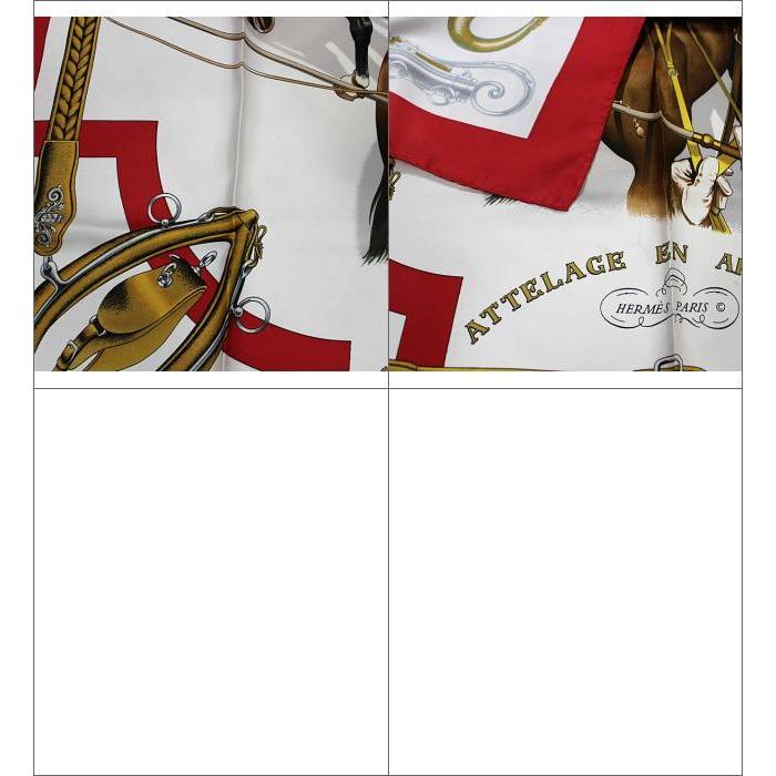 HERMES（エルメス） カレ90 大判スカーフ『ATTELAGES EN ARBALETE 馬車