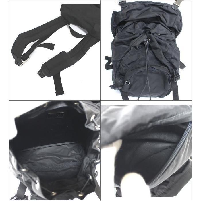 PRADA（プラダ） 美品 リュックサック バックパック ナイロン 黒 V140