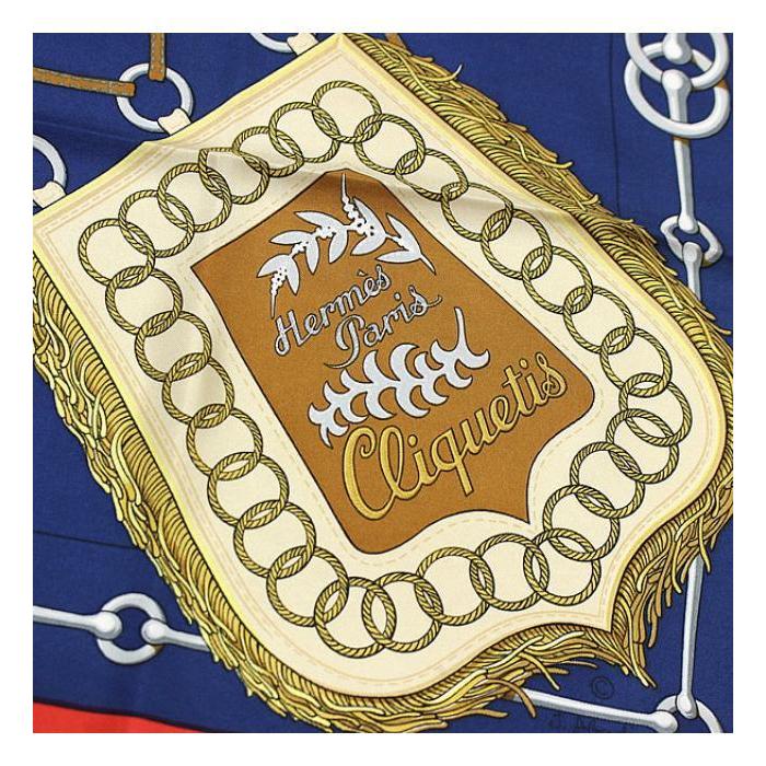 HERMES（エルメス） SALE カレ90 大判スカーフ『Cliquetis カチカチ