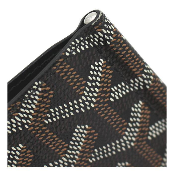 GOYARD（ゴヤール） マネークリップ付き 二つ折り 財布 ヘリンボーン
