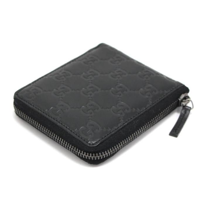 GUCCI（グッチ） 美品 GUCCI GG グッチシマ ラウンドファスナー 財布