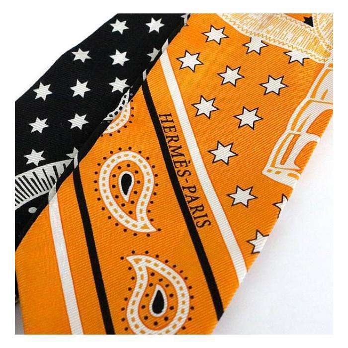 HERMES（エルメス） 銀座店 ツイリー スカーフ ペイズリー柄 シルク100