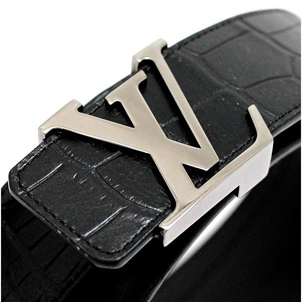 ルイヴィトン LOUIS VUITTON サンチュール イニシャルベルト LVロゴ