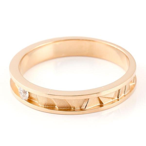 ジュエリー工房アトラス 18金 ペアリング 2本セット ダイヤモンド 指輪