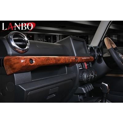 ジムニー JB64 LANBO 3Dインテリアパネル 4ピースセット 茶木目調