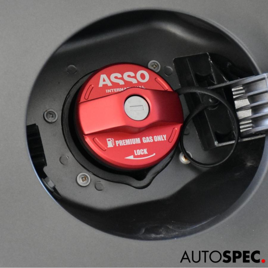 アバルト（ABARTH） ASSO ASSPIDE アルミ フューエルキャップカバー