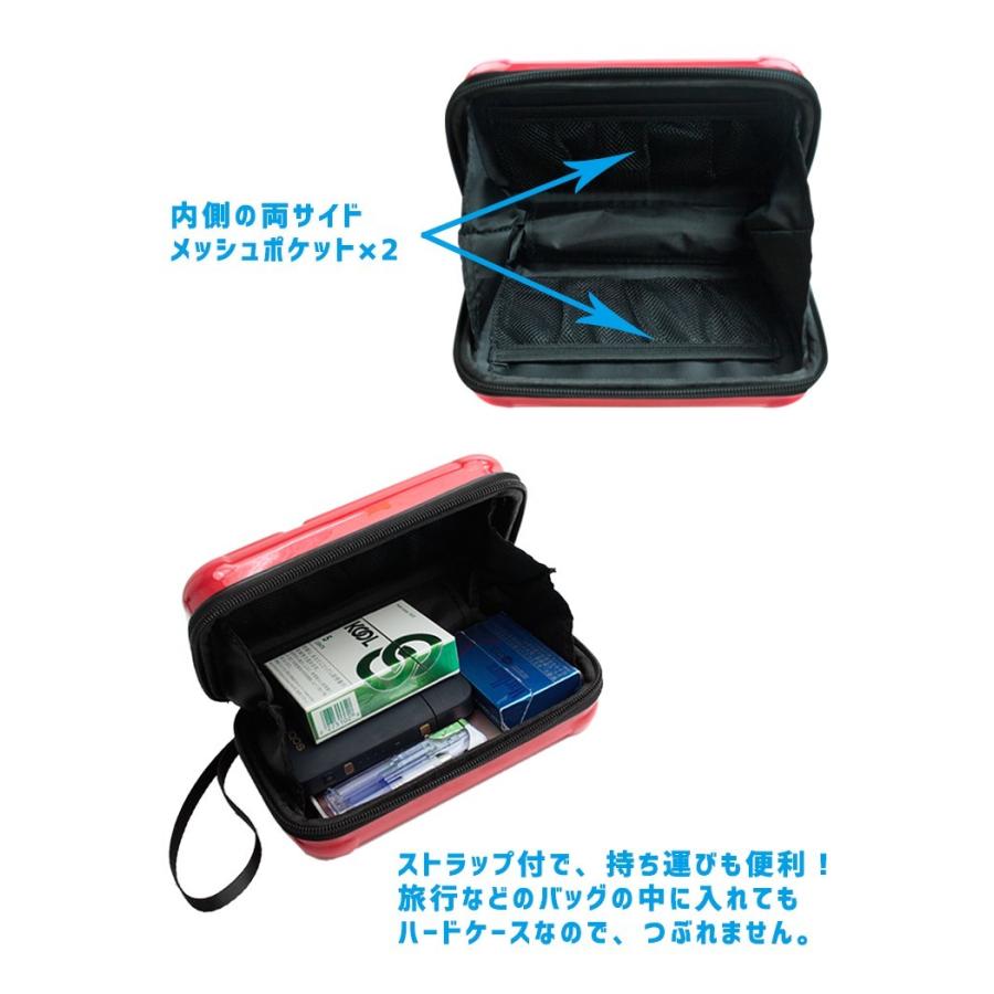 名入れ可能 釣りの小物をまとめて収納 ミニハードケース（全10色