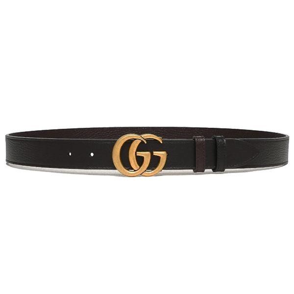 GUCCI（グッチ） ベルト ダブルG ブラック ブラウン メンズ GUCCI