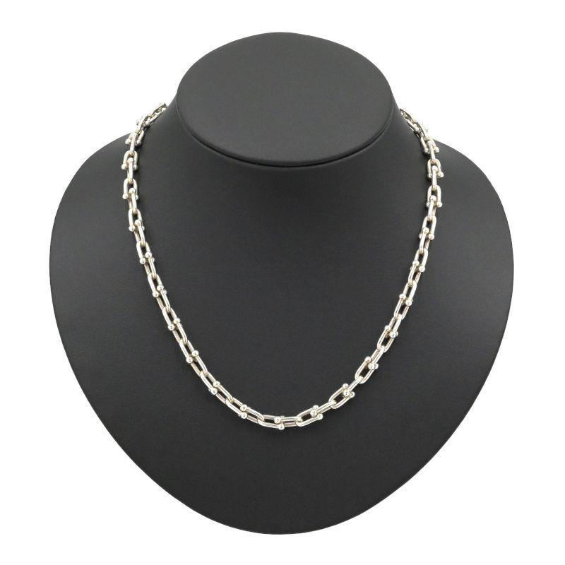 ティファニー ハードウェア スモールリンクネックレス Sv925 Ag925