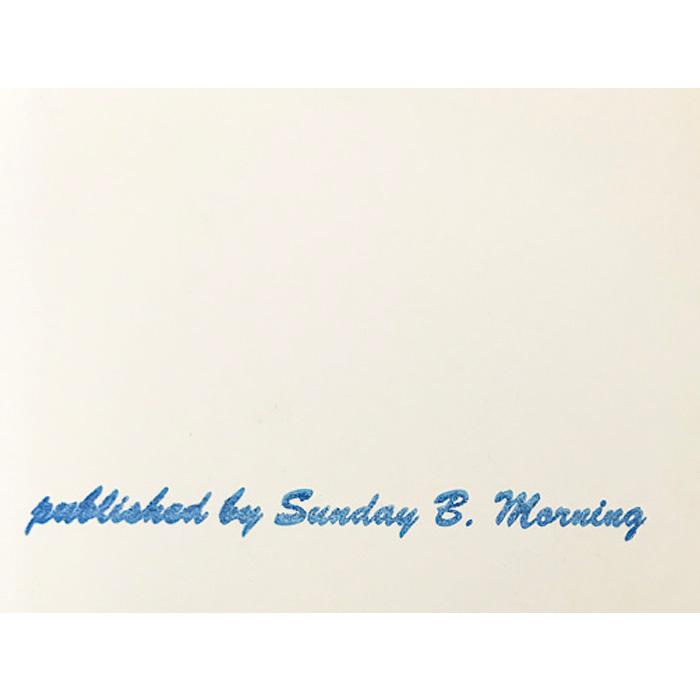 額装済/Sunday B Morning モナリザ Black on Vellum 限定2500枚