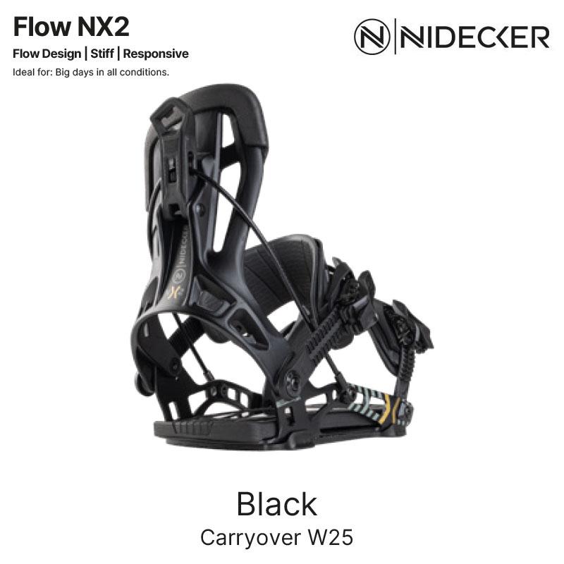 NIDECKER（ナイデッカー） 25-26 スノーボード ビンディング FLOW NX2