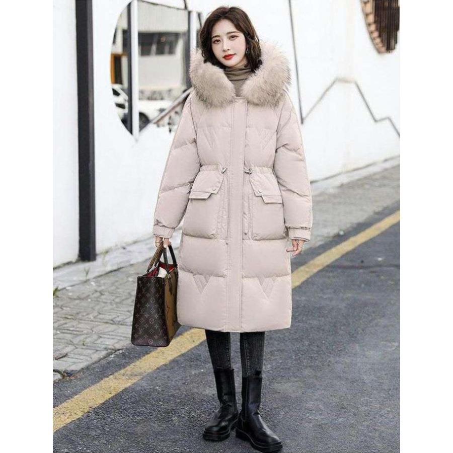 ダウンコート レディース ロング 軽量 ひざ下丈 着痩せ 細身 上質