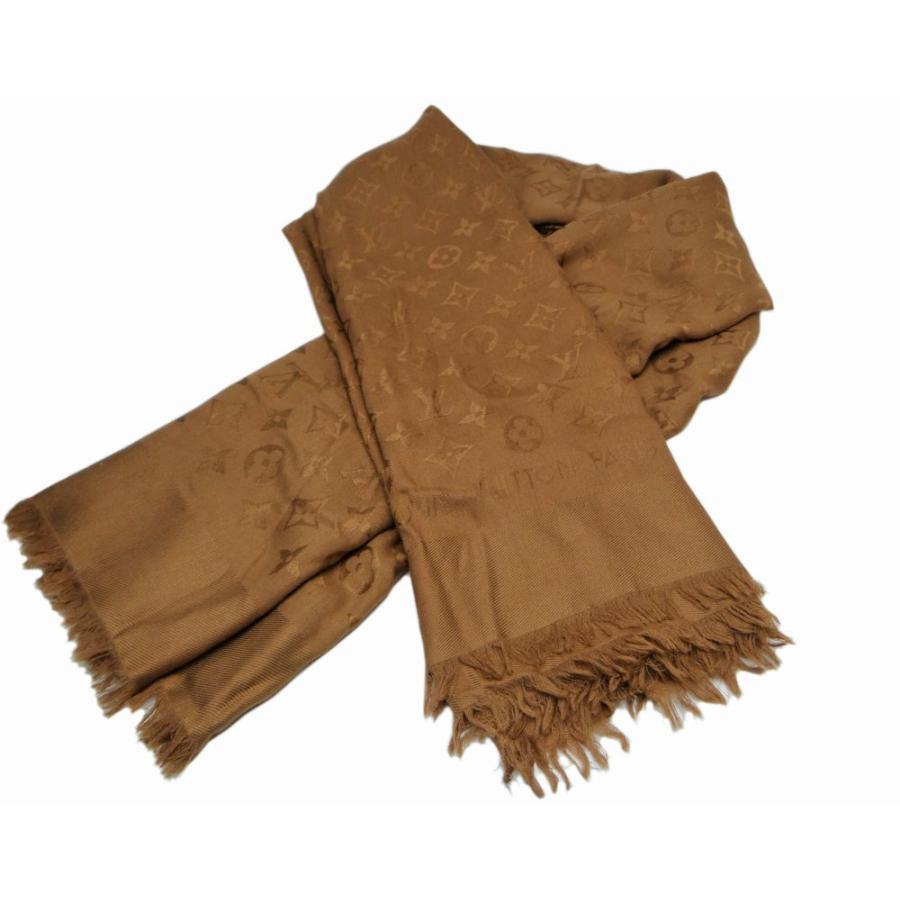 LOUIS VUITTON（ルイ・ヴィトン） モノグラム シルク×ウール ストール