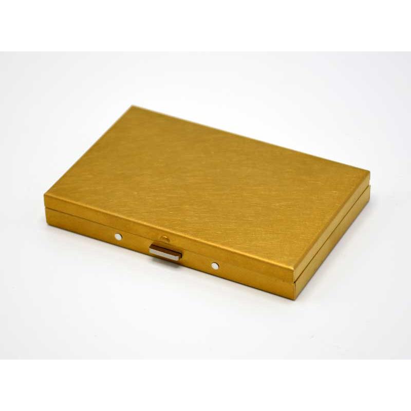 名刺入れ カードケース ブラス ボックス 真鍮 ゴールド アンティーク風