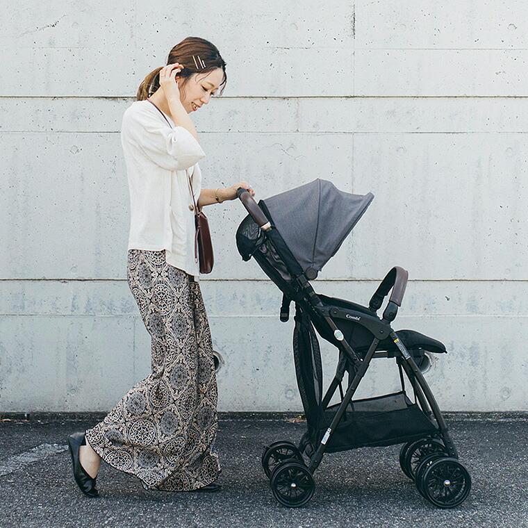 Combi（コンビ） Acbee plus MA / ベージュ グレー ベビーカー 即納