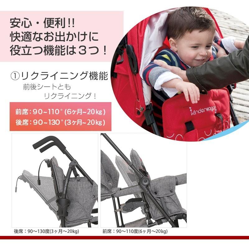 nihonikuji（日本育児） 二人乗りベビーカー DUOシティHOP2 ブラック