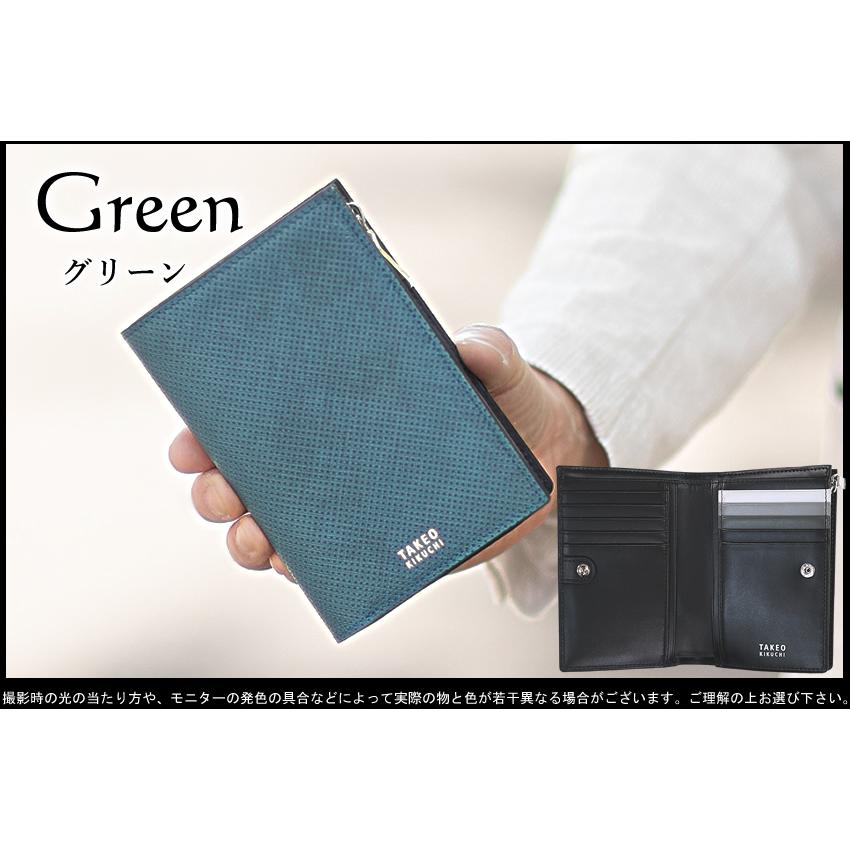 TAKEO KIKUCHI（タケオキクチ） 財布 二つ折り財布 メンズ セミ長財布