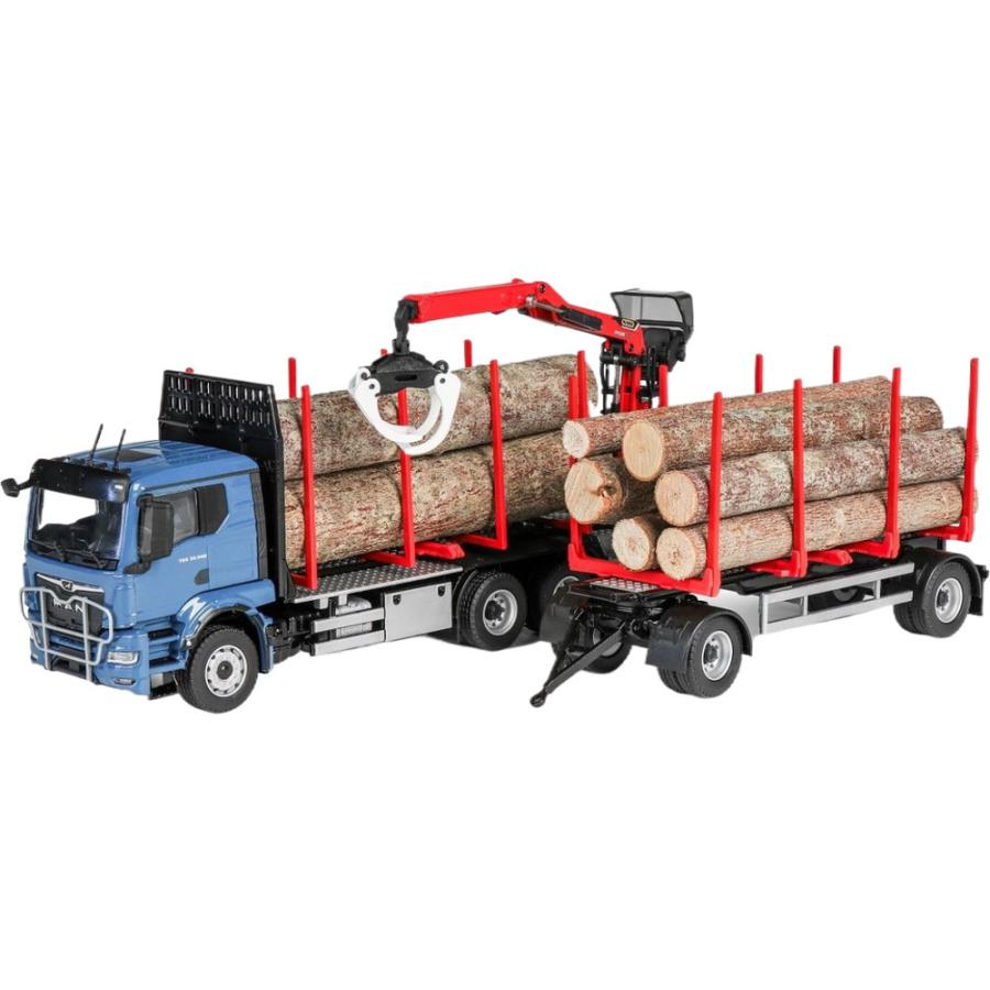 MAN TGS TN DOLL ショート木材輸送 木製トレーラー / CONRAD 1/50 建設