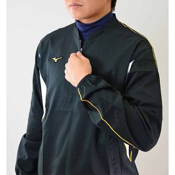 Mizuno Pro 野球 ジャケット 長袖 大人 ミズノ ハーフZIPジャケット V