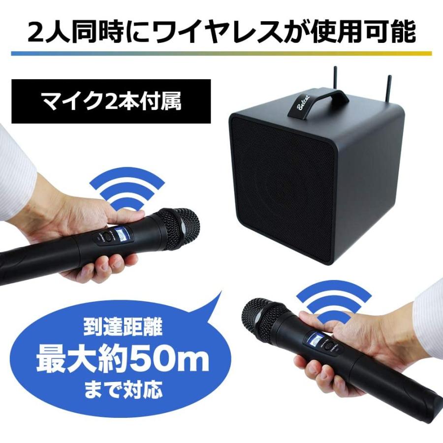 BWPA-40W (ワイヤレスマイク2本/スピーカースタンド/キャリングケース