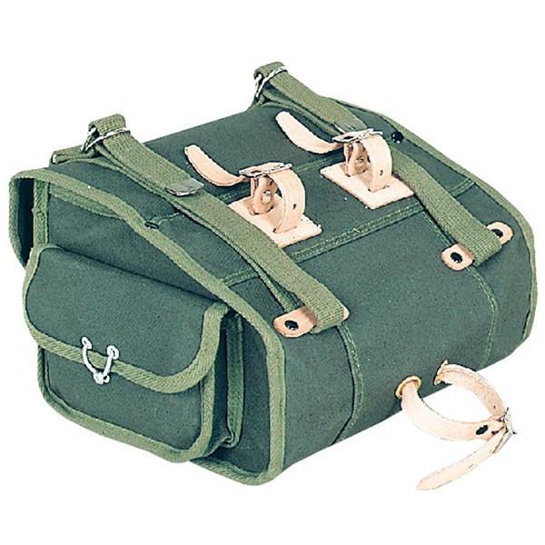 オーストリッチ S-2 サドルバッグ グリーン(帆布) 自転車 サドルバッグ