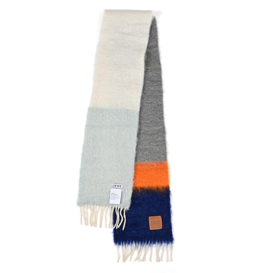 LOEWE（ロエベ） スカーフ ウールモヘア ストライプ マフラー : BELLA