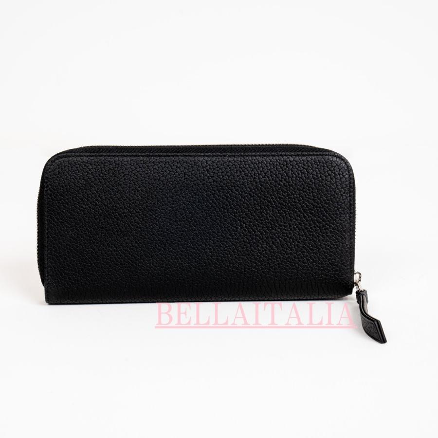 LOEWE（ロエベ） レディース 長財布 グレインカーフ レザー 黒