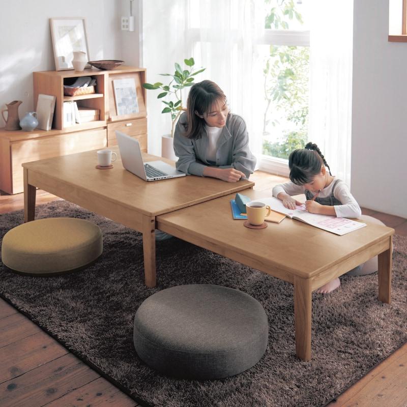 ベルメゾン（BELLE MAISON） テーブル ローテーブル 座卓 机 センター