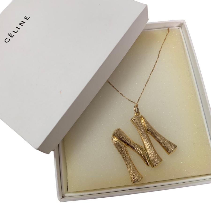 CELINE（セリーヌ） イニシャル ネックレス M K14ネックレス