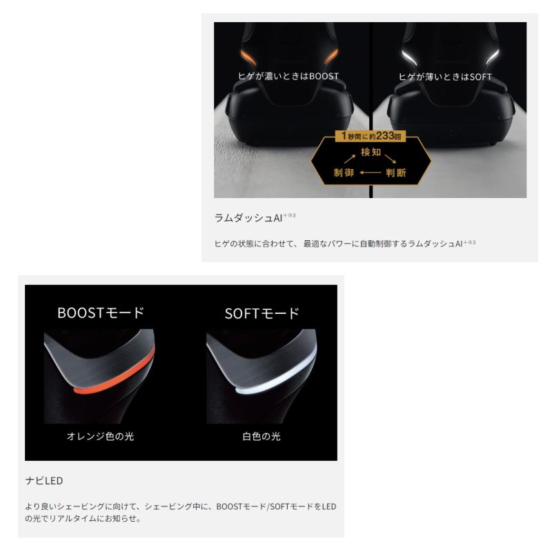 ラムダッシュ パナソニック ラムダッシュPRO 6枚刃 ES-L690U-K