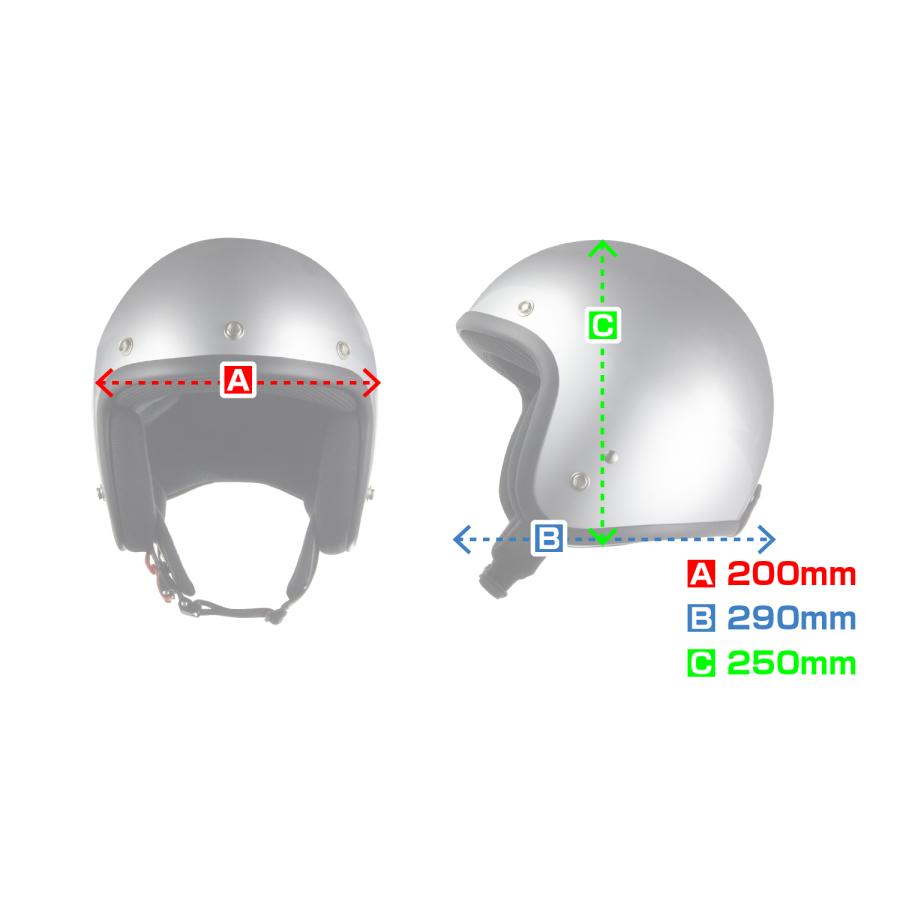 バイクヘルメット ヘルメット スモールジェット シルバー 新品 57cm