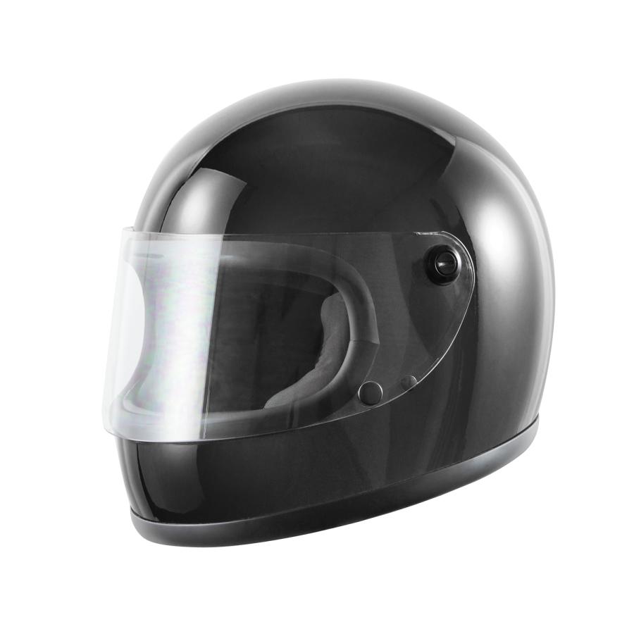 フルフェイスヘルメット バイクヘルメット ブラック 黒 フリーサイズ